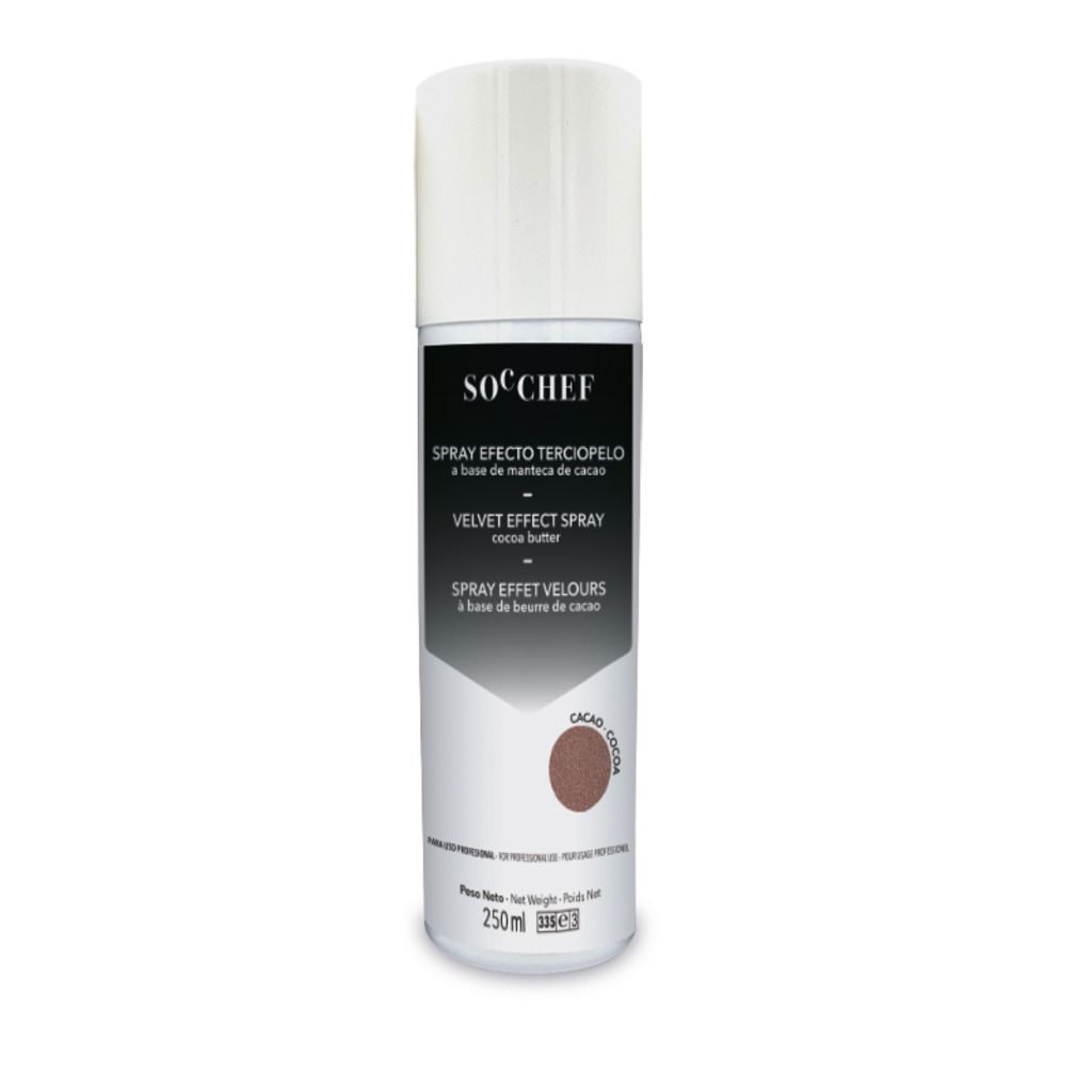 SPRAY EFECTO TERCIOPELO COLOR CACAO 250ml